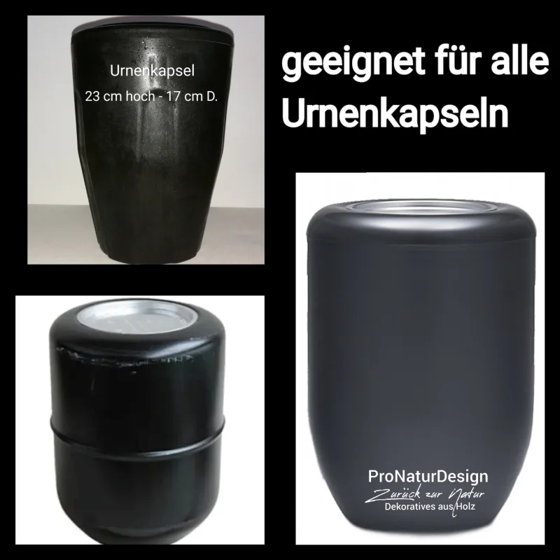 Holz Urne - Pappel s67