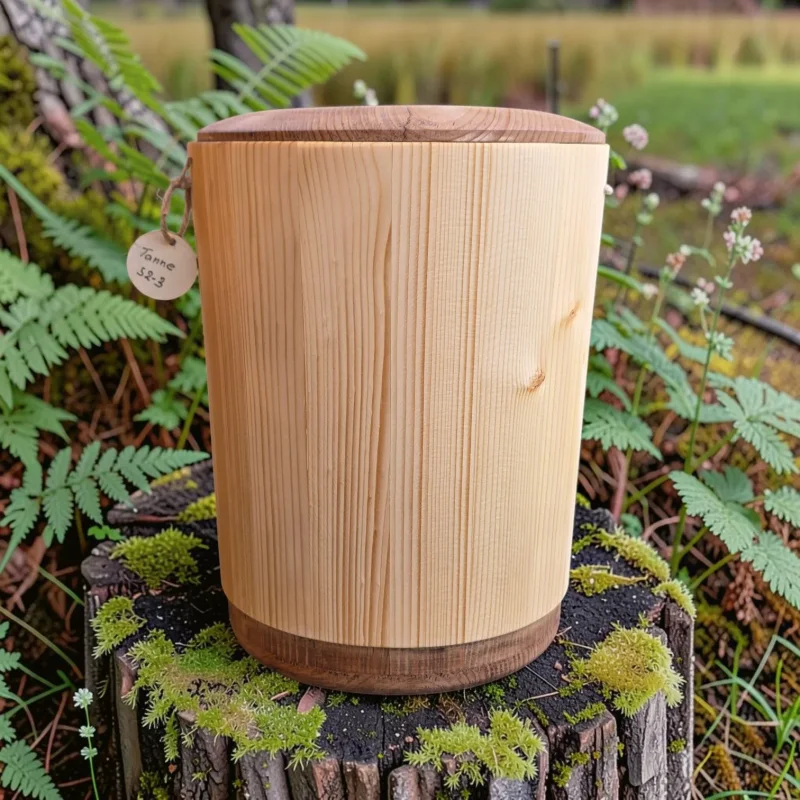 Holz Urne - Tanne s2-3