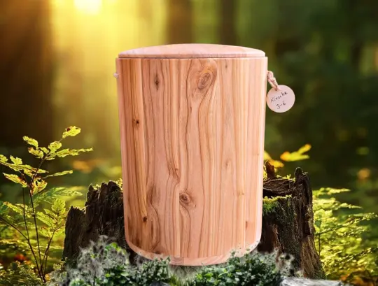 Holz Urne/Stille Wald Kirsche 3-6