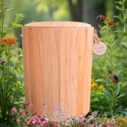 Holz Urne/Stille Wald Kirsche 3-4