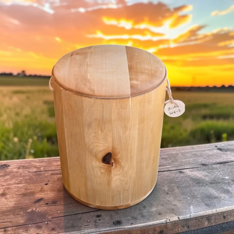 Holz Urne/Stille Wälder - Birke sw6-3