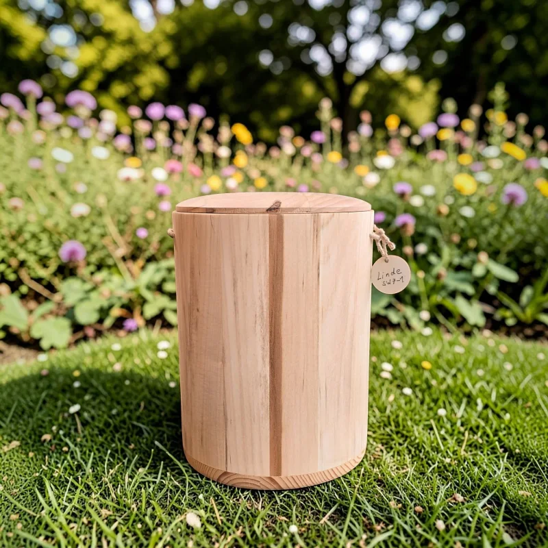 Holz Urne/Stille Wälder - Linde 7-1